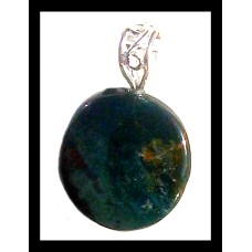 Bijoux en Jaspe Vert - Pendentif indien - Bijoux fantaisie Bijoux en Jaspe Vert - Pendentif indien - Bijoux fantaisie