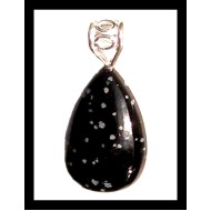 Black jasper jewelry - Indian pendant - Fashion jewelry