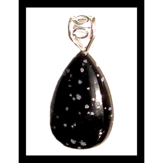 Bijoux en Jaspe noir - Pendentif indien - Bijoux fantaisie,Pendentifs Jaspe