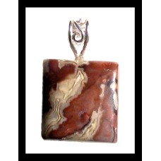 Bijoux en Jaspe Paysage - Pendentif indien - Bijoux fantaisie Bijoux en Jaspe Paysage - Pendentif indien - Bijoux fantaisie