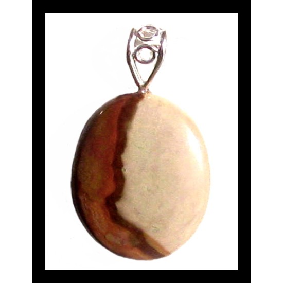 Indian silver plated jewellery - Indian Jasper stone Pendant,Indian Jasper Pendant