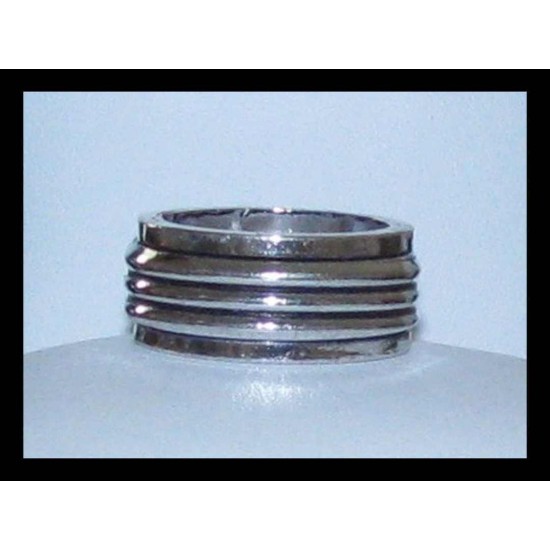 Indian fancy ring in triple aspect metal ring,White metal rings
