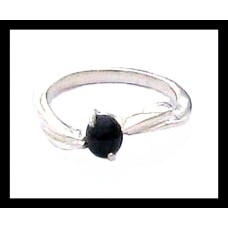 Bijoux indiens - Bague Onyx - Bague indienne en argent Bijoux indiens - Bague Onyx - Bague indienne en argent