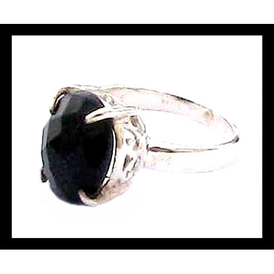 Bijoux indiens - Bague Onyx - Bague indienne en argent, Bagues indiennes