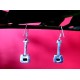 Bijoux Onyx  argent - Boucles d Oreilles indiennes Onyx,Boucles d Oreilles indiennes