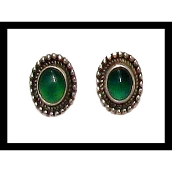 Indian silver jewellery - Indian Onex Earrings,Indian Earrings