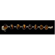 Indian Tiger Eye Bracelet - Indian Silver Jewelry