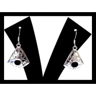 Indian silver jewellery - Indian Onex Earrings