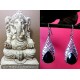 Indian silver jewellery - Indian Onex Earrings,Indian Earrings