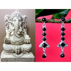 Indian silver jewellery - Indian Onex Earrings Indian silver jewellery - Indian Onex Earrings