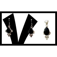 Indian silver jewellery - Indian Onex Pendant set