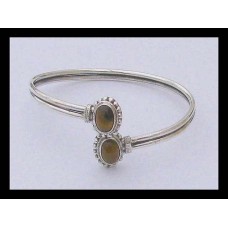 Bracelet indien oeil de tigre - Bijoux indiens argent Bracelet indien oeil de tigre - Bijoux indiens argent