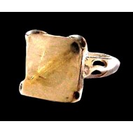 Indian silver jewellery - Indian Rutile Quartz Ring