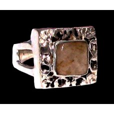 Bague argent Quartz Rutile - Bague indienne - Bijoux indiens Bague argent Quartz Rutile - Bague indienne - Bijoux indiens
