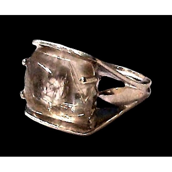 Indian silver jewellery - Indian Rutile Quartz Ring,Indian Rings