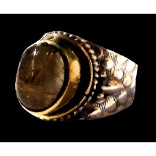 Bague argent Quartz Rutile - Bague indienne - Bijoux indiens Bague argent Quartz Rutile - Bague indienne - Bijoux indiens