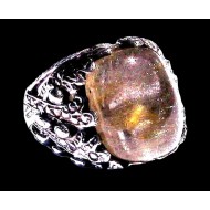 Indian silver jewellery - Indian Rutile Quartz Ring