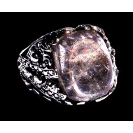 Bague argent Quartz Rutile - Bague indienne - Bijoux indiens