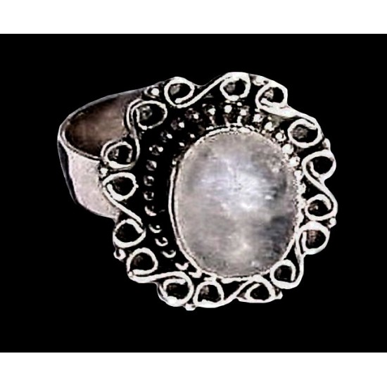 Quartz - Bijoux indiens - Bague indienne en argent,Bagues indiennes