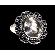 Quartz - Bijoux indiens - Bague indienne en argent
