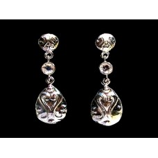 Bijoux indiens - Boucles d'Oreilles indiennes Quartz Bijoux indiens - Boucles d'Oreilles indiennes Quartz