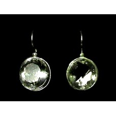 Quartz Vert - Boucles d'Oreilles indiennes - Bijoux Inde Quartz Vert - Boucles d'Oreilles indiennes - Bijoux Inde