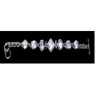 Bijoux indiens - Bracelet Quartz - Bracelet indien en argent