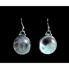 Quartz - Boucles d'Oreilles argent - Bijoux Inde Quartz - Boucles d'Oreilles argent - Bijoux Inde