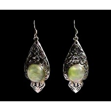 Quartz - Boucles d'Oreilles argent - Bijoux Inde Quartz - Boucles d'Oreilles argent - Bijoux Inde