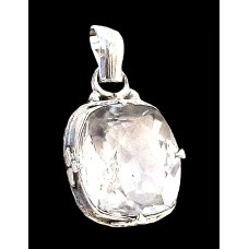 Quartz - Bijoux indiens - Pendentif indien en argent Quartz - Bijoux indiens - Pendentif indien en argent