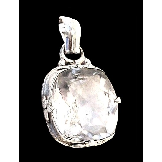 Indian silver jewellery - Indian Quartz Pendant,Indian Pendants