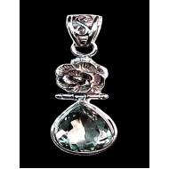 Quartz - Indian Jewelry - Indian Silver Pendant