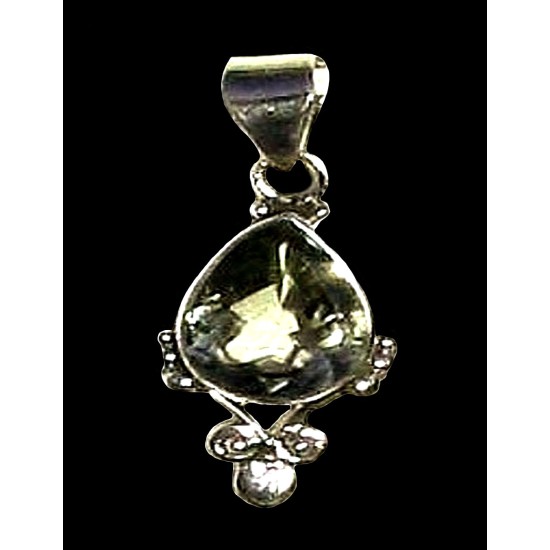 Indian silver jewellery - Indian Quartz Pendant,Indian Pendants