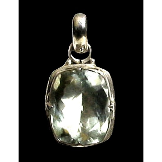 Indian silver jewellery - Indian Quartz Pendant,Indian Pendants