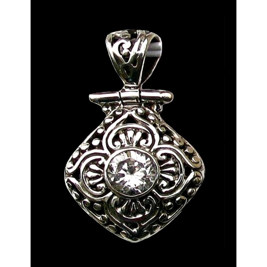 Indian silver jewellery - Indian Quartz Pendant,Indian Pendants