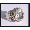 Quartz - Bijoux indiens - Bague indienne en argent