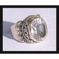 Indian silver jewellery - Indian Quartz Ring
