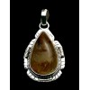 Pendentif argent Quartz Rutile - Pendentif indien - Bijoux Inde