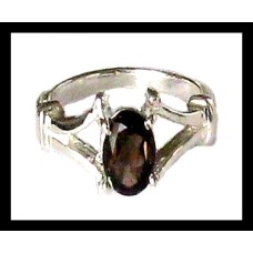Bijoux Quartz Fumé - Bague indienne - Bijoux indiens Bijoux Quartz Fumé - Bague indienne - Bijoux indiens