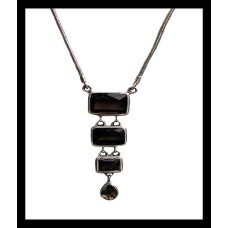 Bijoux Quartz Fumé - Collier indien - Bijoux indiens Bijoux Quartz Fumé - Collier indien - Bijoux indiens