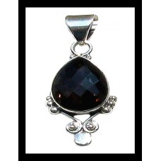 Bijoux Quartz Fumé - Pendentif indien - Bijoux indiens Bijoux Quartz Fumé - Pendentif indien - Bijoux indiens