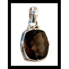 Bijoux Quartz Fumé - Pendentif indien - Bijoux indiens Bijoux Quartz Fumé - Pendentif indien - Bijoux indiens