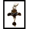 Bijoux Quartz Fumé - Pendentif indien - Bijoux Inde