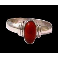 Indian silver jewelry - Indian Cornelian Ring
