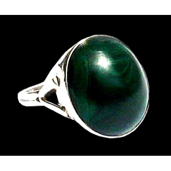 Indian silver jewelry - Indian Malachite Ring,Indian Rings