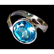 Indian silver jewellery - Indian Topaz Ring