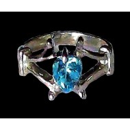 Indian silver jewellery - Indian Topaz Ring