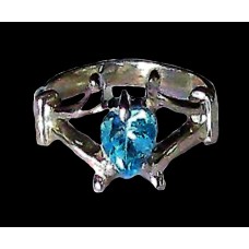 Indian silver jewellery - Indian Topaz Ring Indian silver jewellery - Indian Topaz Ring