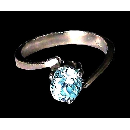 Indian silver jewellery - Indian Topaz Ring,Indian Rings