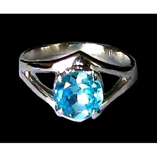 Indian silver jewellery - Indian Topaz Ring,Indian Rings